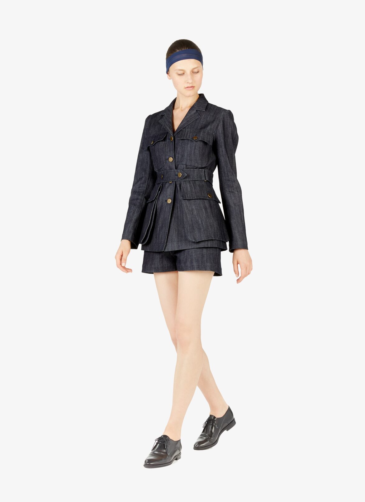 Alaïa Edition 1990 Denim Safari Jacket
 ALAÏA MARINE ALAÏA EDITION 1990 DENIM SAFARI JACKET